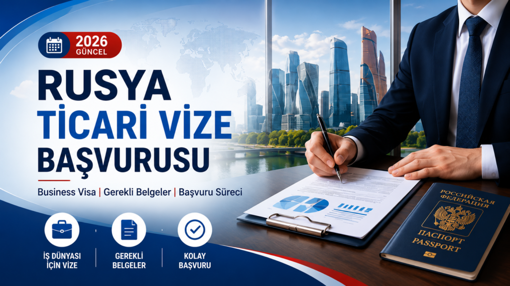 Rusya ticari vize başvurusu için gerekli belgeler ve Business Visa rehberi